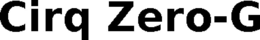 CIRQ ZERO-G trademark