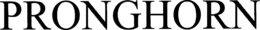 PRONGHORN trademark
