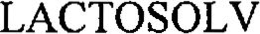 LACTOSOLV trademark