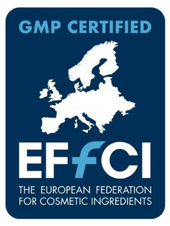 GMP CERTIFIED EFFCI THE EUROPEAN FEDERATION FOR COSMETIC INGREDIENTS trademark
