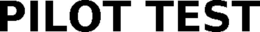 PILOT TEST trademark