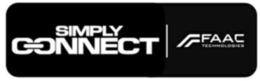 SIMPLY CONNECT FAAC TECHNOLOGIES trademark