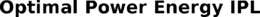 OPTIMAL POWER ENERGY IPL trademark