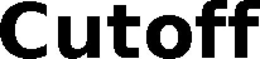 CUTOFF trademark