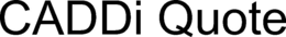CADDI QUOTE trademark