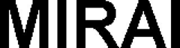 MIRAI trademark