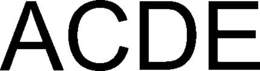 ACDE trademark