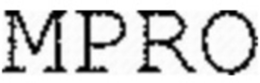 MPRO trademark