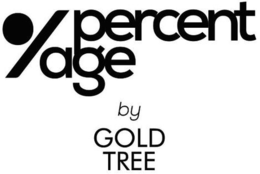 % PERCENT AGE BY GOLD TREE trademark