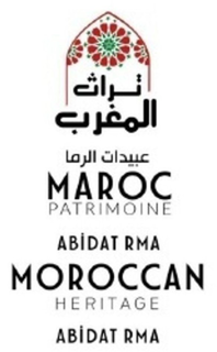 MAROC PATRIMOINE ABIDAT RMA MOROCCAN HERITAGE ABIDAT RMA trademark