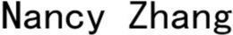 NANCY ZHANG trademark