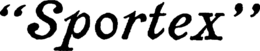 "SPORTEX" trademark