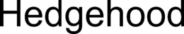 HEDGEHOOD trademark