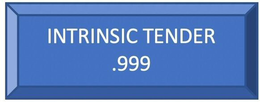 INTRINSIC TENDER . 999 trademark