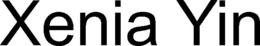 XENIA YIN trademark