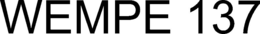 WEMPE 137 trademark