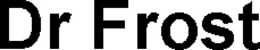 DR FROST trademark