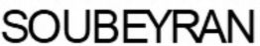 SOUBEYRAN trademark