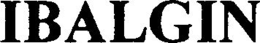 IBALGIN trademark