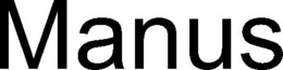 MANUS trademark