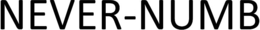 NEVER-NUMB trademark