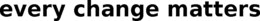 EVERY CHANGE MATTERS trademark