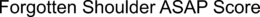 FORGOTTEN SHOULDER ASAP SCORE trademark