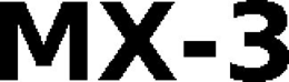 MX-3 trademark