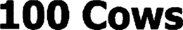 100 COWS trademark