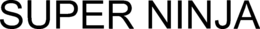 SUPER NINJA trademark