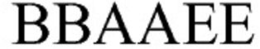 BBAAEE trademark