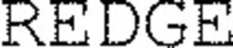 REDGE trademark