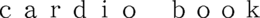 CARDIO BOOK trademark
