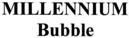 MILLENNIUM BUBBLE trademark