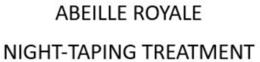 ABEILLE ROYALE NIGHT-TAPING TREATMENT trademark