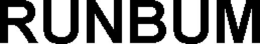 RUNBUM trademark