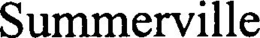SUMMERVILLE trademark