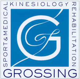 G GROSSING SPORT & MEDICAL KINESIOLOGY REHABILITATION trademark