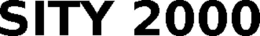 SITY 2000 trademark