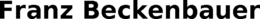 FRANZ BECKENBAUER trademark