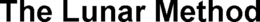 THE LUNAR METHOD trademark