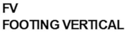 FV FOOTING VERTICAL trademark