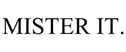 MISTER IT. trademark
