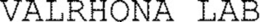 VALRHONA LAB trademark