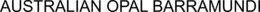 AUSTRALIAN OPAL BARRAMUNDI trademark