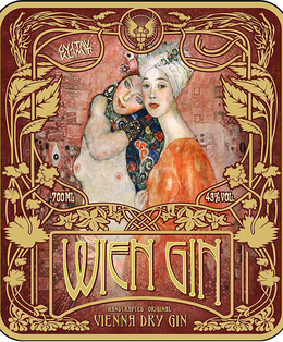 GUSTAV KLIMT 700ML 43% VOL. WIEN GIN HANDCRAFTED ORIGINAL VIENNA DRY GIN trademark