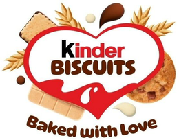 KINDER BISCUITS BAKED WITH LOVE trademark