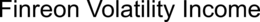 FINREON VOLATILITY INCOME trademark