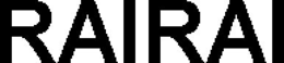 RAIRAI trademark