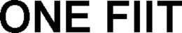 ONE FIIT trademark